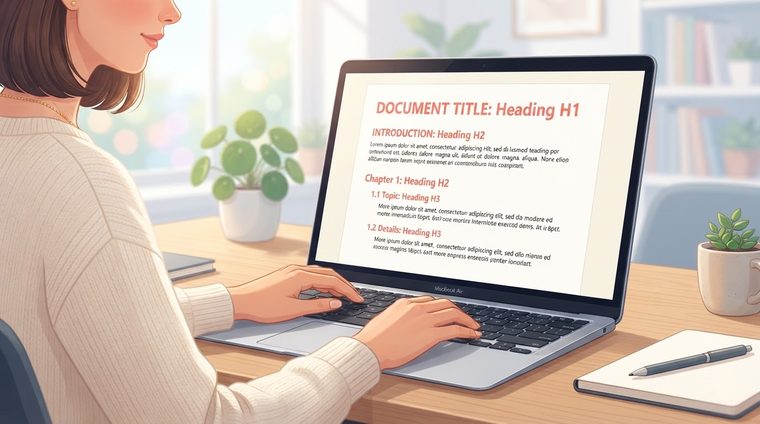 סדר בבלאגן: טעויות נפוצות במבנה הכותרות (Heading Hierarchy) במסמכי Word